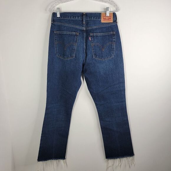 LEVI'S Kick Flare Ocean Spray Indigo Jeans Size 29 - Picture 8 of 8